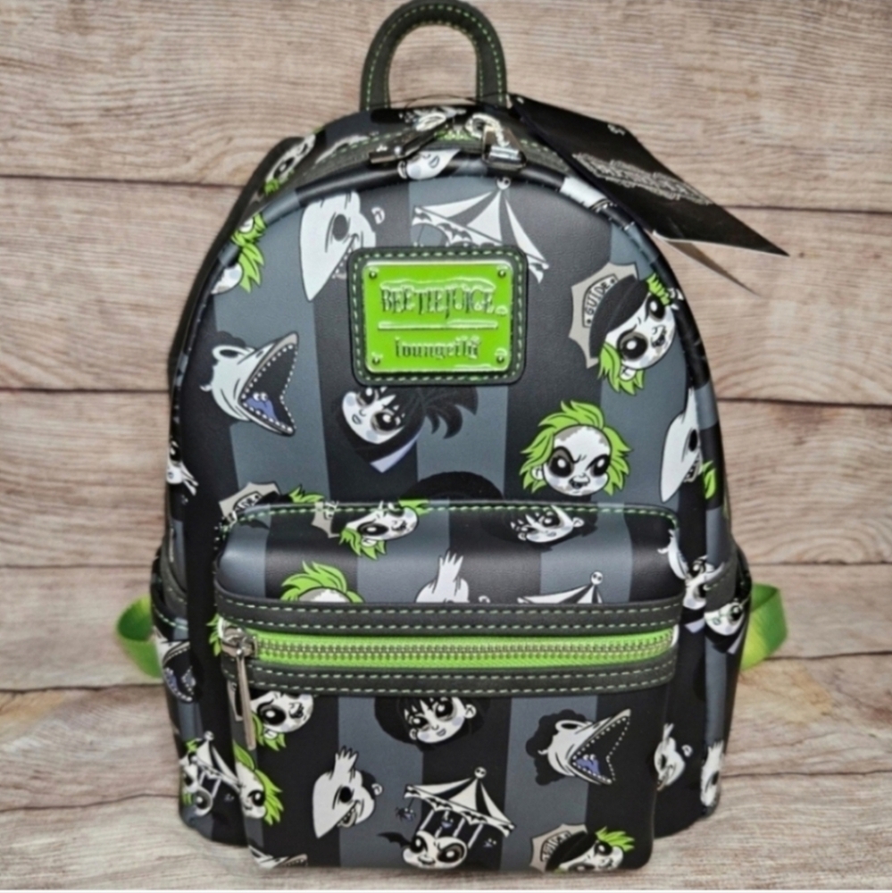 Loungefly Beetlejuice icon characters mini backpack